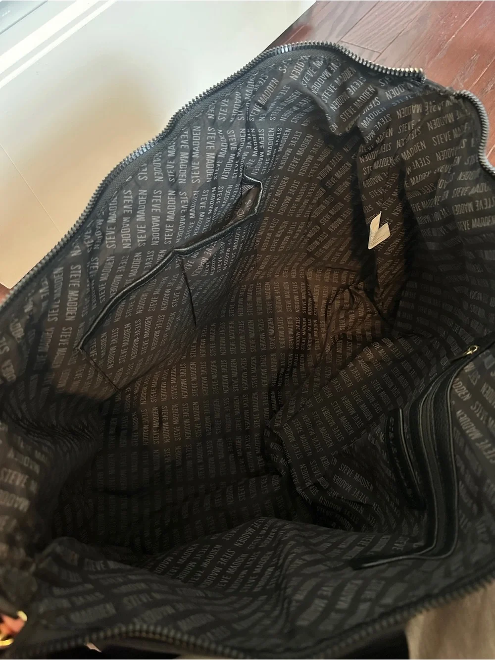 Like New! Black Steve Madden Tote/Duffel Bag
